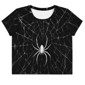 Spider Web Crop Tee
