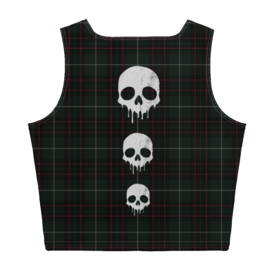 SKULL TRINITY CROP TOP